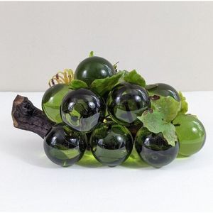 Large Green Lucite Grapes Bunch Vintage Decor Translucent Plastic